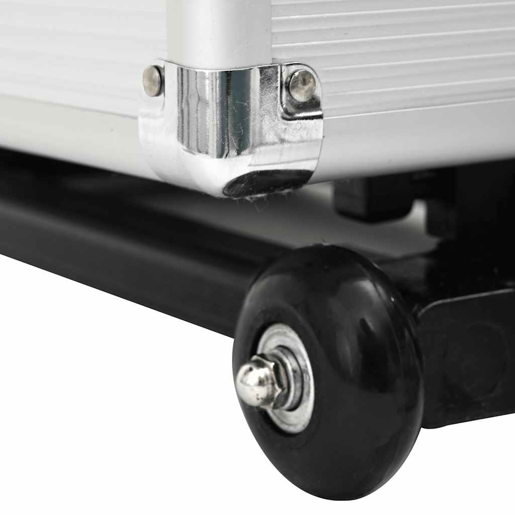 Valigia Trolley Pilota 47x39x27 cm in Alluminio Argento 91844