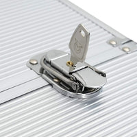 Valigia Trolley Pilota 47x39x27 cm in Alluminio Argento 91844