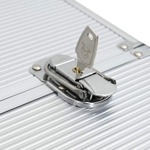 Valigia Trolley Pilota 47x39x27 cm in Alluminio Argento  cod mxl 66147