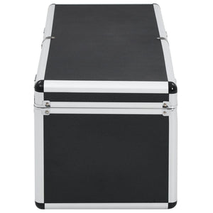 Scatole portaoggetti 2 pezzi alluminio nero 02_0003231