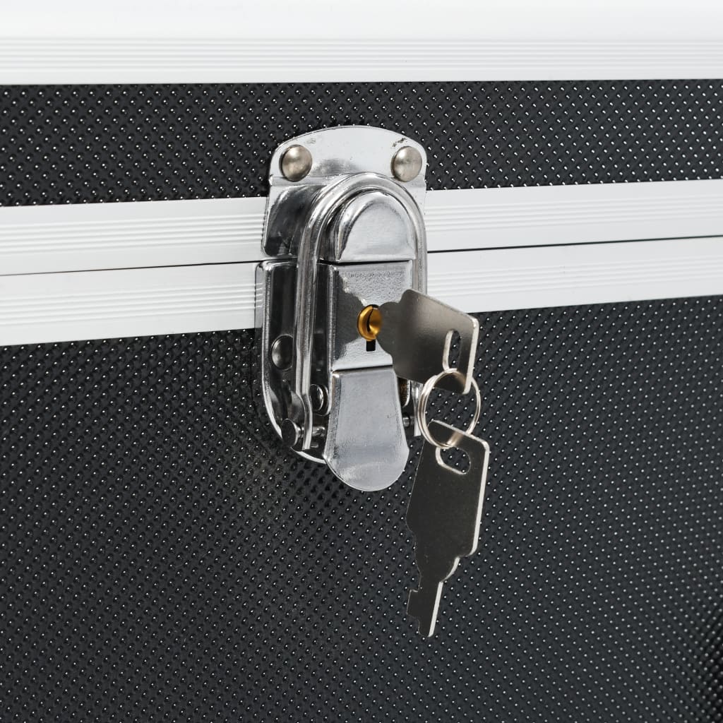 Valigette 2 pz in Alluminio Nero 91851