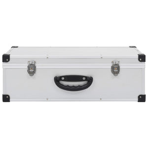 Custodia CD per 80 CD in Alluminio ABS Argento 91854