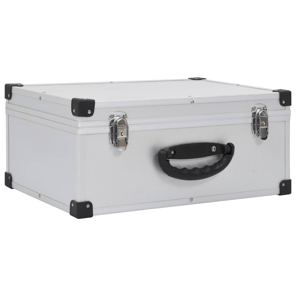 Custodia CD per 60 CD in Alluminio ABS Argento 91856