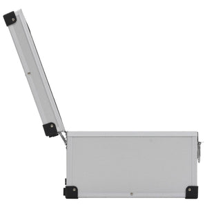 Custodia CD per 60 CD in Alluminio ABS Argento 91856