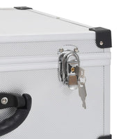 Custodia CD per 60 CD in Alluminio ABS Argento 91856