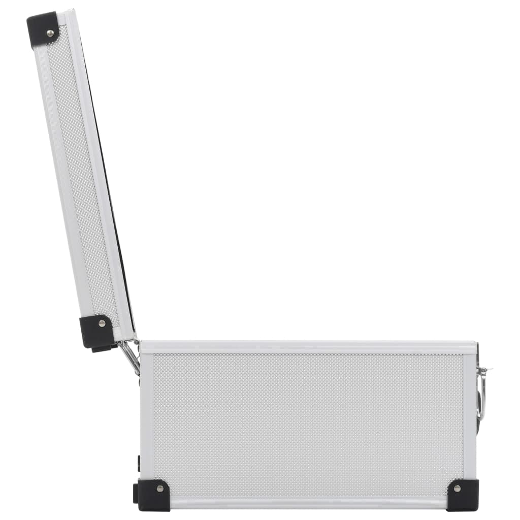 Custodia CD per 40 CD in Alluminio ABS Argento 91858