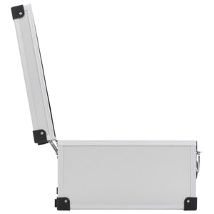 Custodia CD per 40 CD in Alluminio ABS Argento 91858