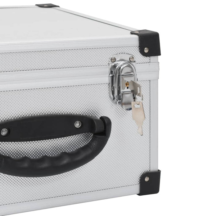 Custodia CD per 40 CD in Alluminio ABS Argento 91858