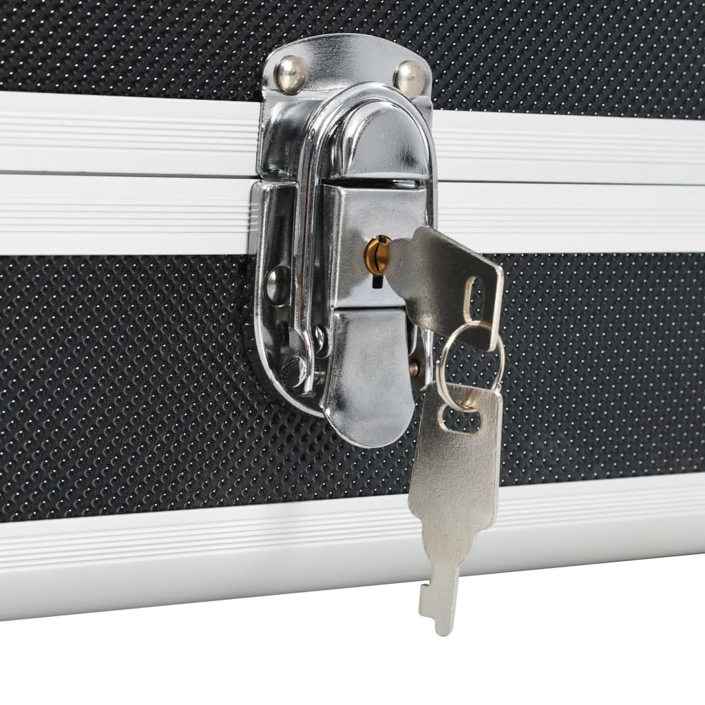 Custodia per Pistola Nera 118x38x12 cm in Alluminio 91863