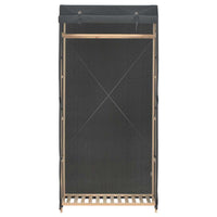 Armadio Grigio 79x40x170 cm in Tessuto 248193