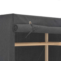 Armadio Grigio 79x40x170 cm in Tessuto 248193