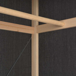 Armadio Grigio 79x40x170 cm in Tessuto 248193