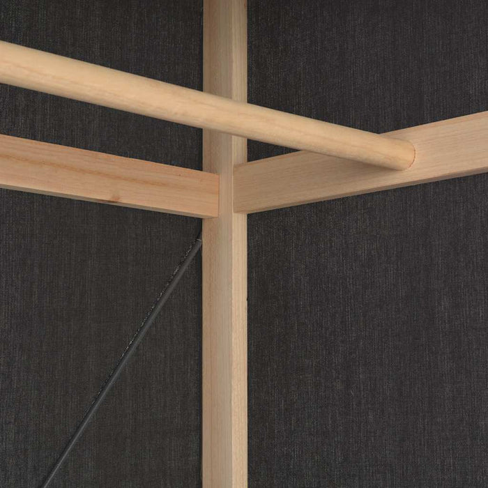 Armadio Grigio 79x40x170 cm in Tessuto 248193