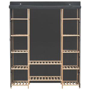 Armadio Grigio 135x40x170 cm in Tessuto cod mxl 68815