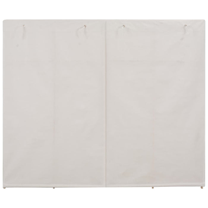 Armadio Bianco 200x40x170 cm in Tessuto cod mxl 64873