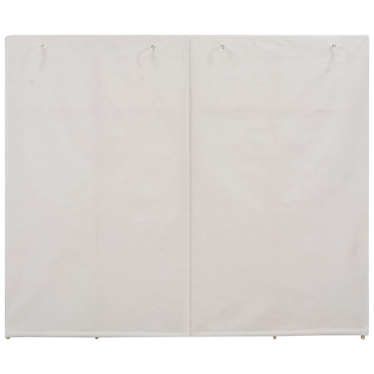 Armadio Bianco 200x40x170 cm in Tessuto 248200