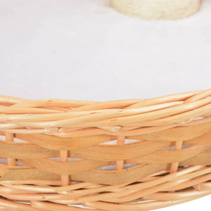 Albero per Gatti con Tiragraffi in Legno di Salice Naturale cod mxl 58341