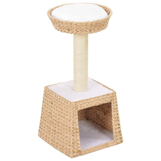 Tiragraffi tiragraffi per gatti in nicchia, peluche in sisal seagrass beige 3702283