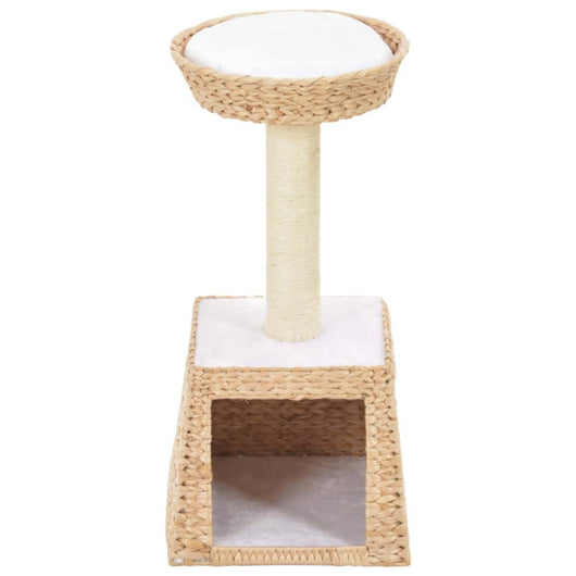Tiragraffi tiragraffi per gatti in nicchia, peluche in sisal seagrass beige 3702283