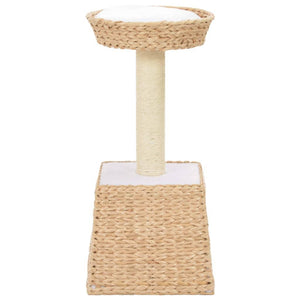 Tiragraffi tiragraffi per gatti in nicchia, peluche in sisal seagrass beige 3702283
