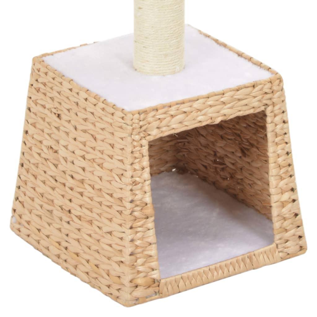 Tiragraffi tiragraffi per gatti in nicchia, peluche in sisal seagrass beige 3702283