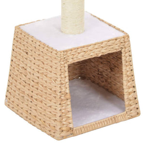 Tiragraffi tiragraffi per gatti in nicchia, peluche in sisal seagrass beige 3702283