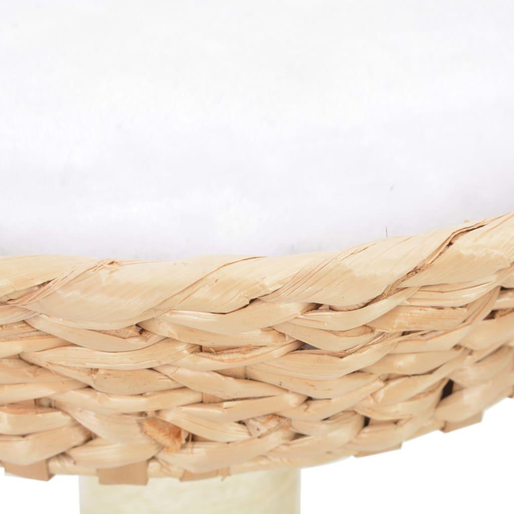 Tiragraffi tiragraffi per gatti in nicchia, peluche in sisal seagrass beige 3702283