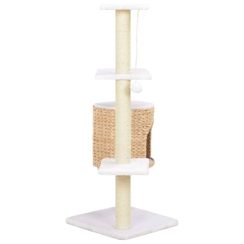 Tiragraffi per gatti Tiragraffi nicchia peluche in sisal seagrass beige 3702267