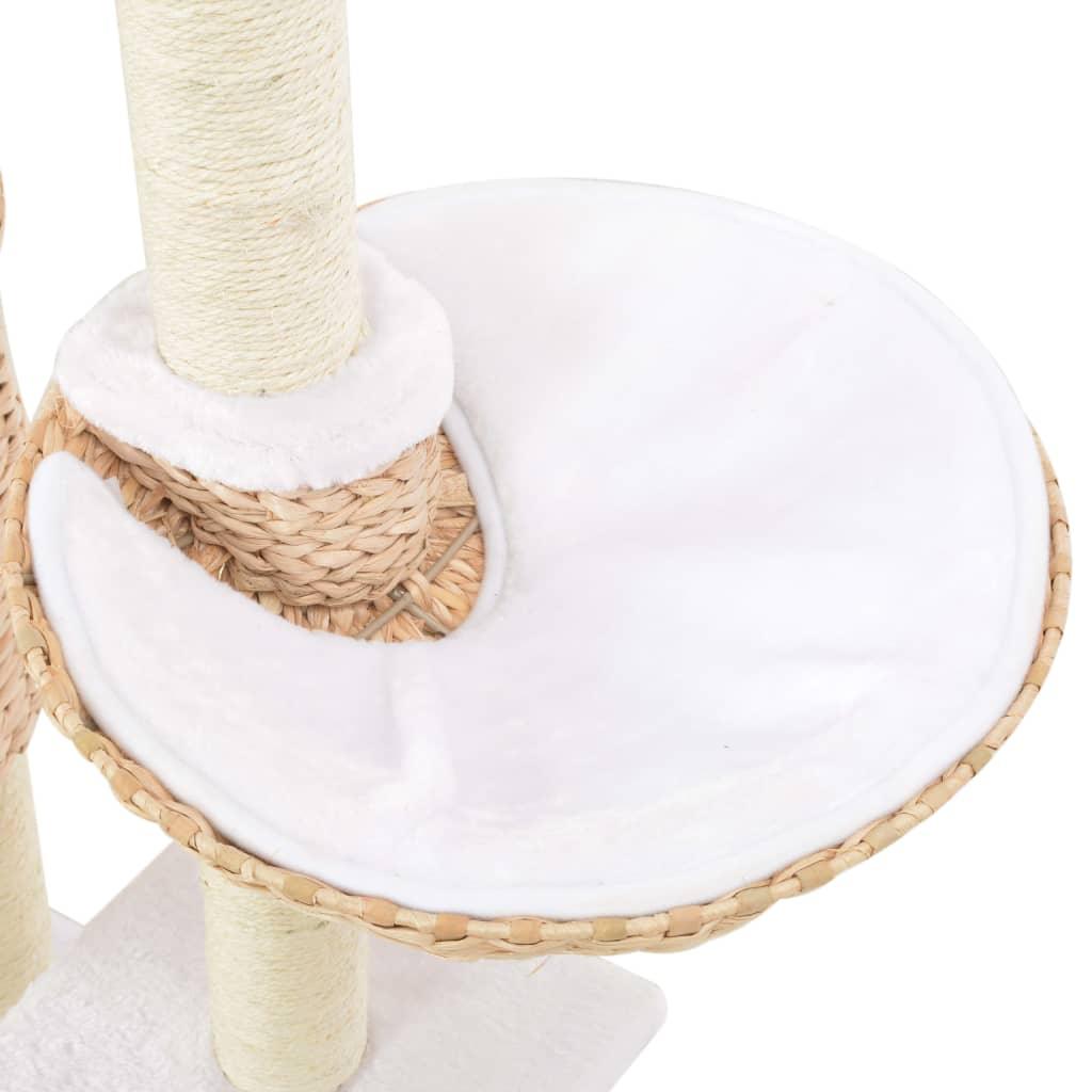 Tiragraffi tiragraffi per gatti in nicchia, peluche in sisal seagrass beige 3702224