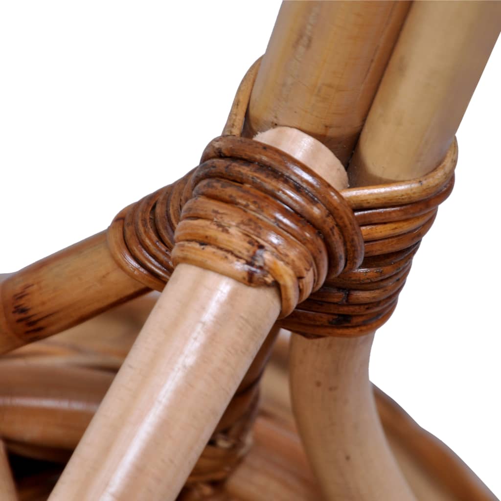 Sedie da Esterno 4 pz in Rattan Naturale Marrone 275843