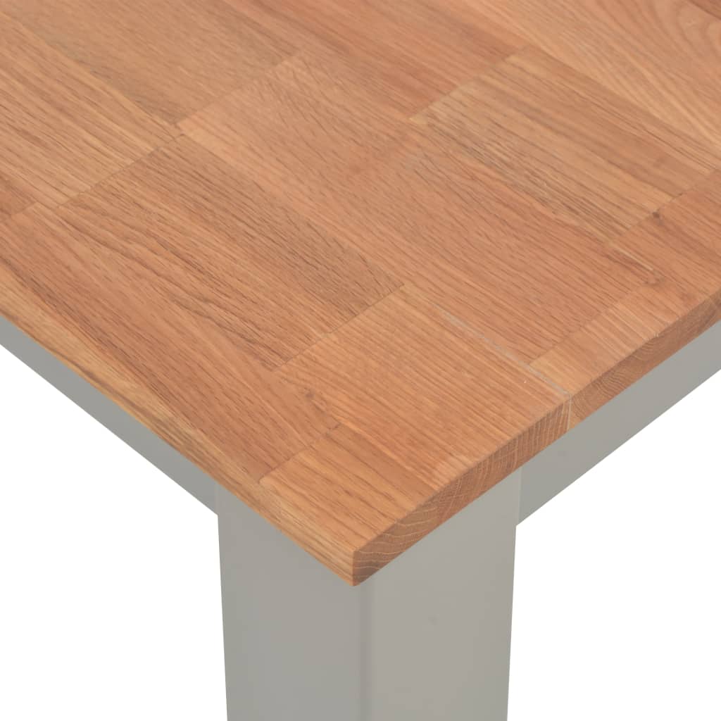 Tavolo da Pranzo 180x90x74 cm in Legno Massello di Rovere 247847