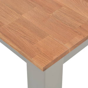 Tavolo da Pranzo 180x90x74 cm in Legno Massello di Rovere 247847
