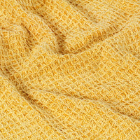 vidaXL Copriletto in Cotone 220x250 cm Giallo Senape