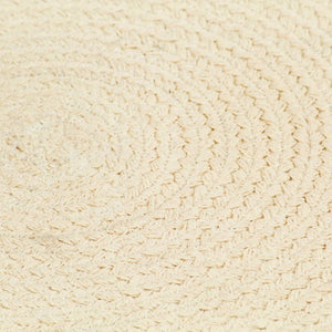 Tovagliette 6 pz Naturale Neutro 38 cm Rotonde in Cotone 133843