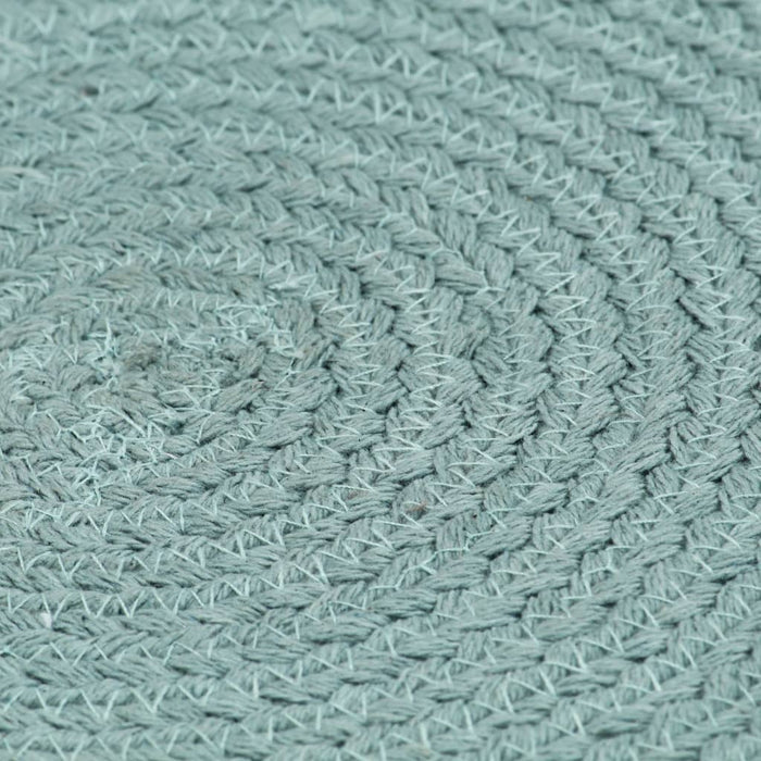 Tovagliette 4 pz Verde Neutro 38 cm Rotonde in Cotone  cod mxl 65445