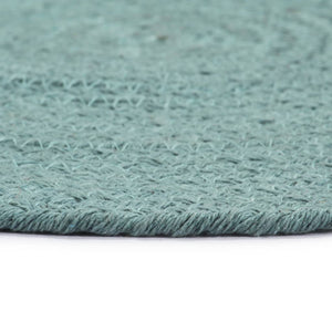 Tovagliette 6 pz Verde Neutro 38 cm Rotonde in Cotone  cod mxl 73025