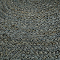 Pouf Lavorato a Mano 45x30 cm Verde Oliva in Juta cod mxl 68580