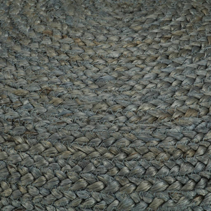 Pouf Lavorato a Mano 45x30 cm Verde Oliva in Juta cod mxl 68580