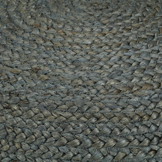 Pouf Lavorato a Mano 45x30 cm Verde Oliva in Juta 248083