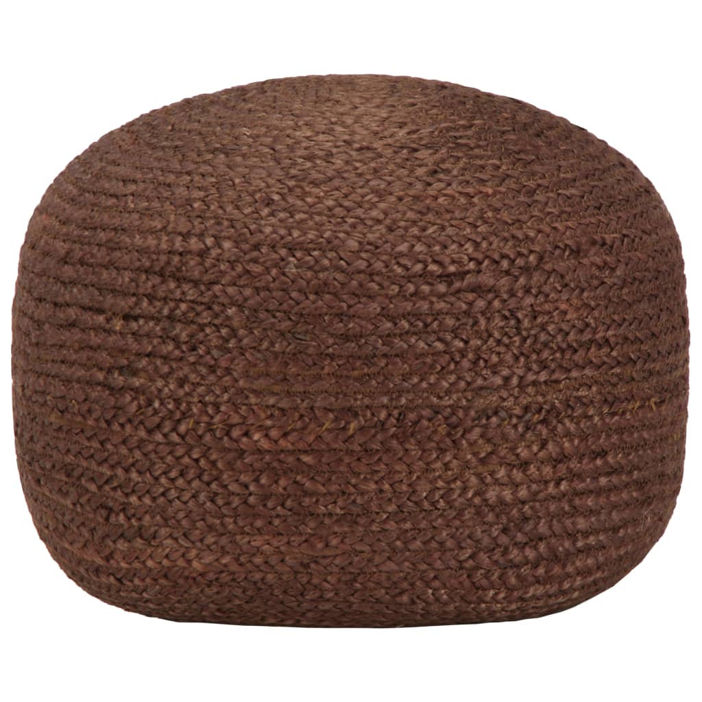 Pouf Lavorato a Mano 40x45 cm in Juta Marrone cod mxl 70856