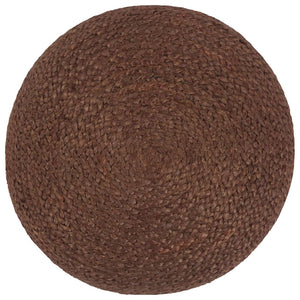Pouf Lavorato a Mano 40x45 cm in Juta Marrone cod mxl 70856
