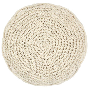 Pouf Lavorato a Mano in Macramé 45x30 cm in Cotone 248089