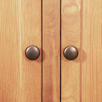 Credenza Marrone 112 x 33.5 x 70 cm Legno di quercia massiccio 247598