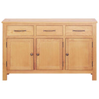 Credenza Marrone 112 x 33.5 x 70 cm Legno di quercia massiccio 247598