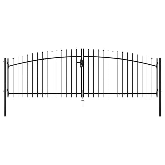Cancello Doppio con Punte a Lancia 400x150 cm 144360