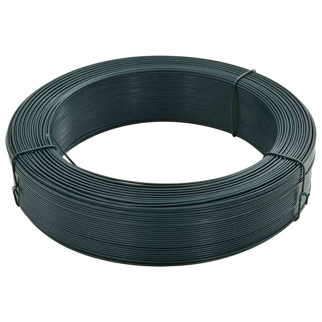 Filo per Recinzioni 250m 0,9/1,4 mm in Acciaio Verde Nerastro 144474