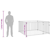 Canile da Esterno 200x200x100 cm 144489