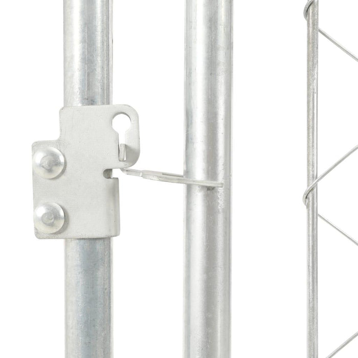 Box per cani da esterno con gabbia per cani da esterno con tetto per cani 200 x 200 x 135 cm 02_0000452