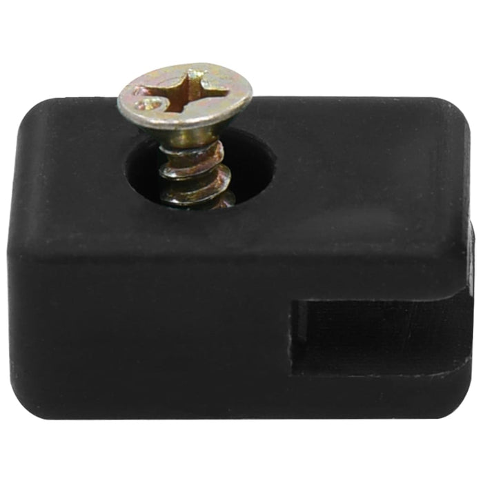 Supporto per Fili Recinzioni Giardino e Vite 100 Set Antracite 144506