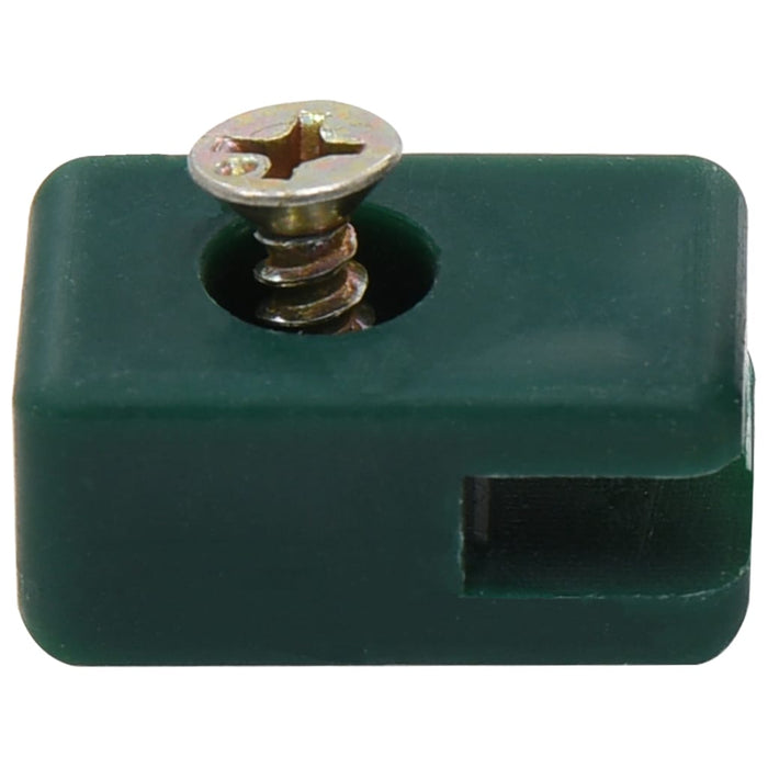 Supporto per Fili Recinzioni da Giardino con Vite 100 Set Verde 144507